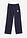 Pantalón de chándal de algodón puro - Azul marino-blanco - bonprix