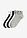 Calcetines cortos con algodón orgánico (5 pares) - Blanco + gris claro jaspeado + negro - bonprix