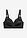 Bralette sin aros con encaje delicado - Negro - bonprix