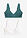 Bralette sin aros con algodón (2 unidades) - verde pimiento -blanco - bonprix