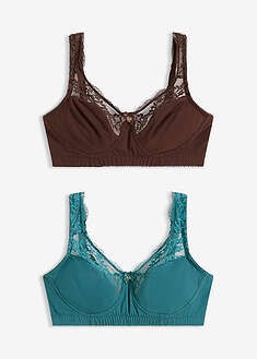 Sujetador sin aros de algodón orgánico (2 unidades)