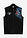 Chaleco de chándal con cuello alto - Negro - bonprix