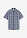 Camisa de manga corta con bolsillos - Blanco/azul marino de cuadros - bonprix