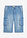 Bermudas cargo largas, vaqueras, ligeras y con cintura elástica, regular fit - azul claro denim - bonprix
