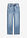 Vaqueros rectos con corte holgado, talle alto y corte cropped - azul claro denim usado - bonprix