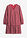 Vestido corto con estructura arrugada - Rojo rubí de flores - bonprix