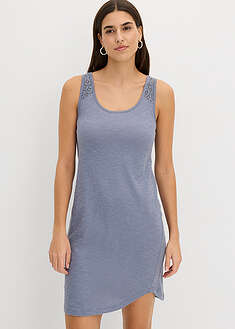 Vestido de algodón con encaje