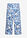 Pantalón estampado de viscosa fluida - Blanco/azul claro con patrón paisley - bonprix