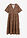 Vestido de muselina suave - Marrón/marrón medio/marrón castaño/piedra/almendra con estampado de leopardo - bonprix