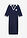 Vestido tipo polo de algodón puro - Azul marino - bonprix