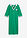 Vestido tipo polo de algodón puro - verde gema - bonprix