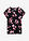 Túnica de viscosa sostenible - negro/rosa pálido/rosa pálido - bonprix