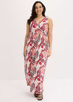 Vestido largo de mezcla de viscosa suave