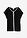 Camiseta con ribete - Negro-blanco lana - bonprix