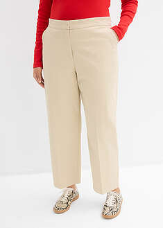 Pantalón tipo chino de sarga de algodón