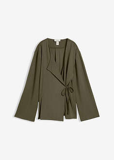 blusa-de-mezcla-de-viscosa-con-cordon