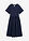 Vestido midi de algodón puro - Azul marino - bonprix