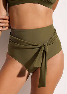 Braguita de bikini highwaist con gran efecto moldeador y cordón