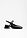 Zapatos con talón al descubierto y tira - Negro - bonprix
