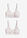 Sujetador sin aros con tirantes acolchados (2 unidades) - blanco + blanco - bonprix