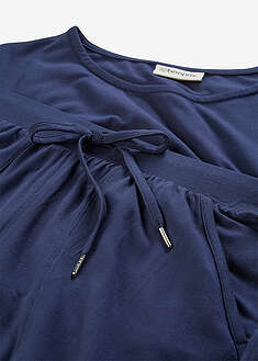 Camiseta y pantalón corto de suave mezcla de viscosa (2 piezas)