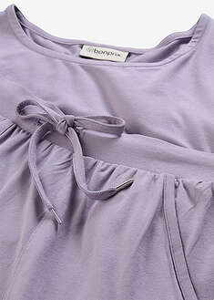 Camiseta y pantalón corto de suave mezcla de viscosa (2 piezas)