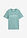 Camiseta de algodón orgánico puro - azul bondi - bonprix