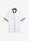 Camisa de manga corta con aspecto 2 en 1 - Blanco - bonprix