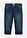 Vaqueros ligeros con cinturilla elástica, corte regular y largo capri - Azul oscuro denim - bonprix