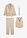 Traje de boda (4  piezas) de corte regular con chaleco y corbata - Marrón claro jaspeado - bonprix