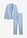 Traje (2 piezas) de material elástico con corte moderno - Azul de cuadros - bonprix