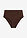 Braguita de bikini de tiro alto con ligero efecto moldeador - Marrón oscuro - bonprix