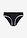Braguita de bikini con costuras blancas en contraste - Negro - bonprix
