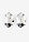 Pendientes martillado - Plateado - bonprix