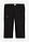 Pantalón capri tipo cargo de algodón puro con cinturilla elástica - Negro - bonprix