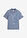 Polo de manga corta de punto - Azul ahumado estampado - bonprix