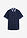 Camisa de manga corta con aspecto 2 en 1 - Azul marino - bonprix