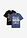 Camiseta de algodón orgánico puro (2 unidades) - negro+índigo - bonprix