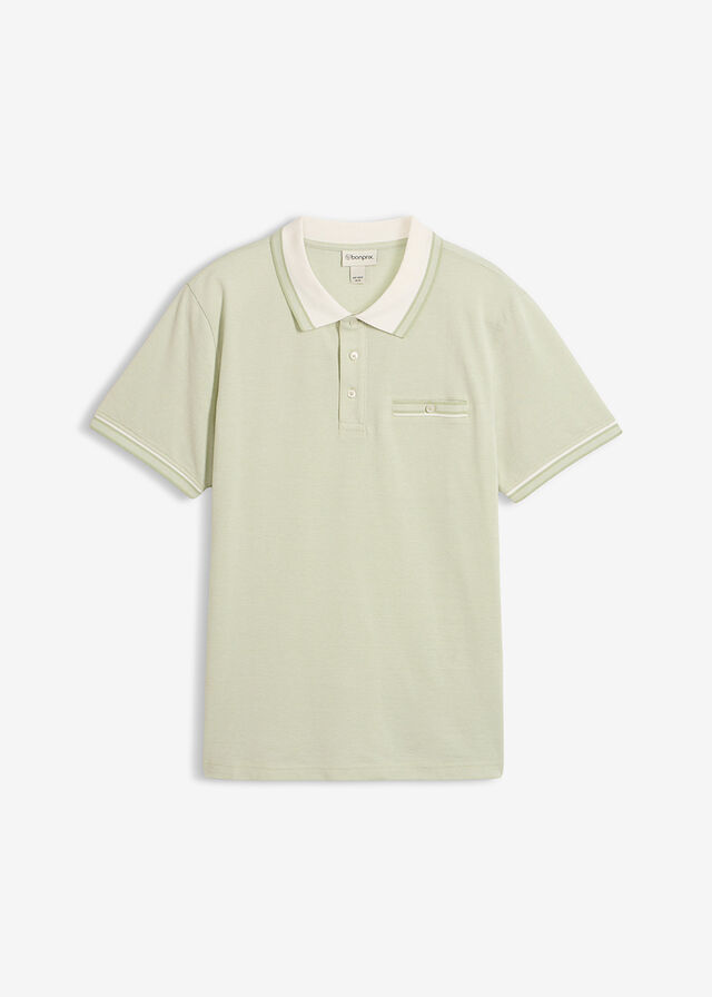 Polo de piqué de algodón orgánico puro