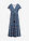 Vestido largo estampado de punto - Azul marino-blanco estampado - bonprix