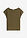 Camiseta de algodón puro con adorno - Verde oliva oscuro - bonprix