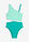 Bañador - azul mentol-esmeralda-blanco - bonprix