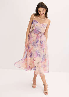 Vestido midi de tul delicado