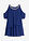 Blusa de gasa fina con aplicación de piedras - Azul oxford - bonprix