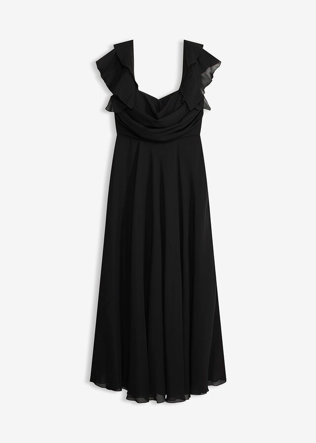 Vestido de noche de gasa fina