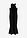 Vestido de noche de crepé estructurado - Negro - bonprix