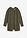 Chaqueta larga de chándal en suave mezcla de algodón - Verde oliva oscuro - bonprix