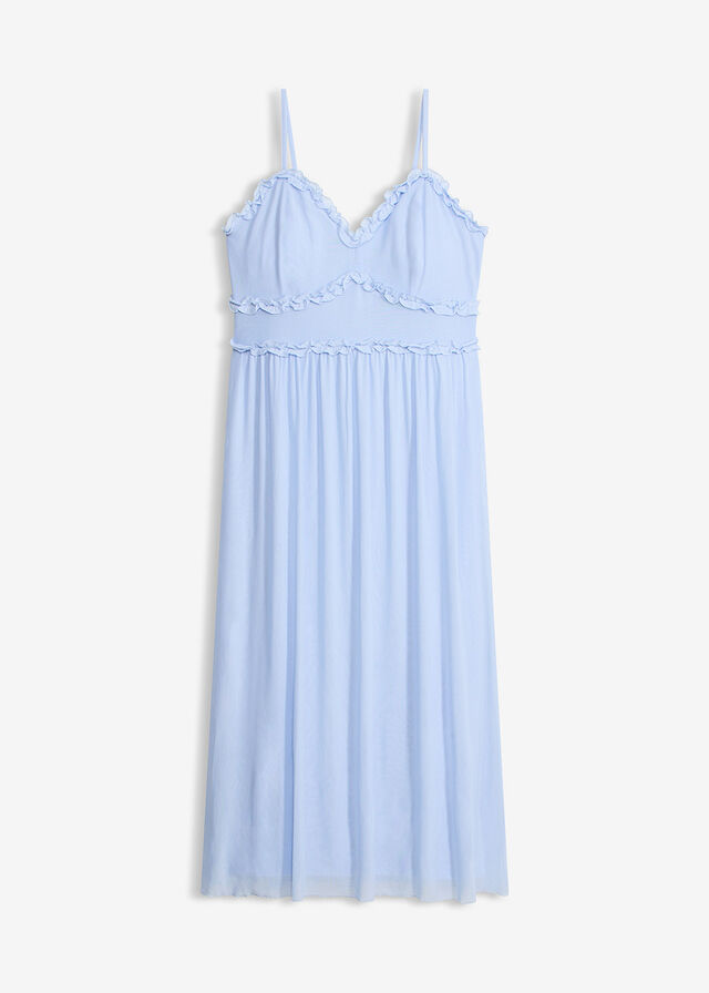 Vestido de punto de malla delicada