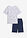 Pijama corto - blanco-azul marino - bonprix