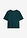 Camiseta con ribete de encaje - Verde intenso - bonprix